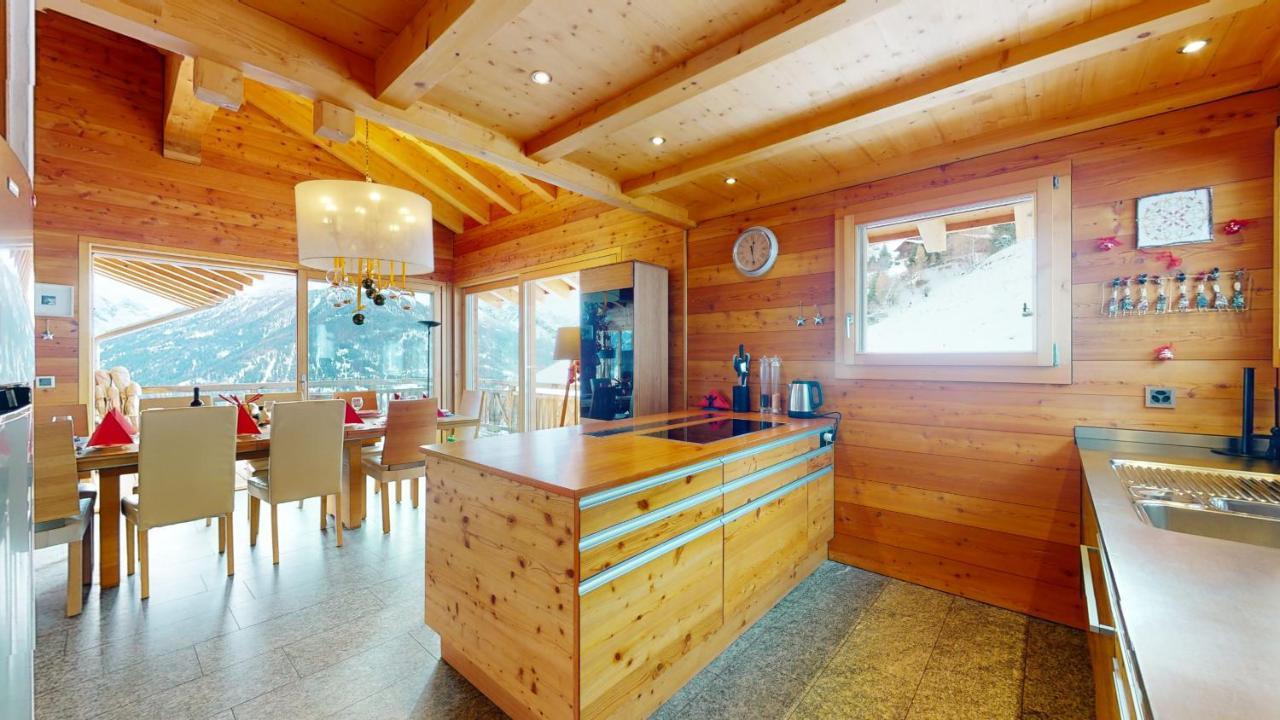 Etoiles des Neiges LUXE&JACUZZI chalet 12 pers by Alpvision Résidences Hérémence Extérieur photo